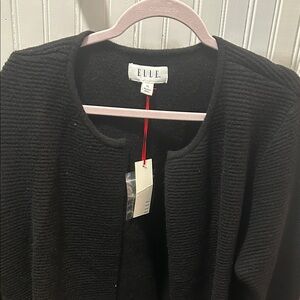 Elle Women's Elegant Black Cardigan